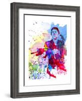 Scar Watercolor-Anna Malkin-Framed Art Print