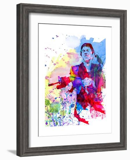 Scar Watercolor-Anna Malkin-Framed Art Print