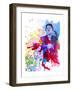 Scar Watercolor-Anna Malkin-Framed Art Print