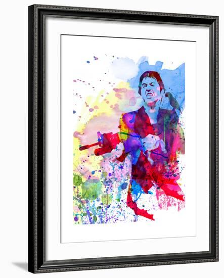 Scar Watercolor-Anna Malkin-Framed Art Print