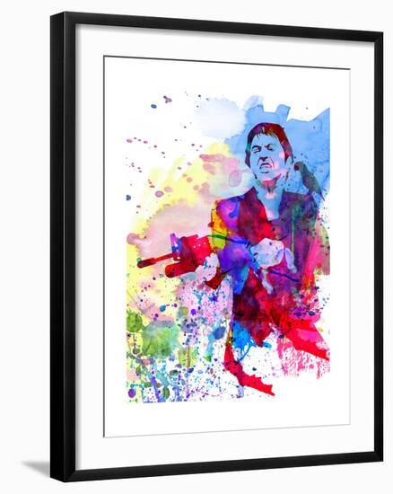 Scar Watercolor-Anna Malkin-Framed Art Print