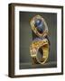 Scarab Bracelet, from the Tomb of Tutankhamun, New Kingdom (Gold and Lapis Lazuli)-Egyptian 18th Dynasty-Framed Giclee Print