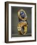 Scarab Bracelet, from the Tomb of Tutankhamun, New Kingdom (Gold and Lapis Lazuli)-Egyptian 18th Dynasty-Framed Premium Giclee Print