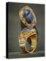 Scarab Bracelet, from the Tomb of Tutankhamun, New Kingdom (Gold and Lapis Lazuli)-Egyptian 18th Dynasty-Stretched Canvas