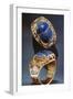 Scarab Bracelet from Tutankhamun's Tomb, 14th Century Bc-null-Framed Photographic Print