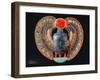 Scarab Pectoral, from the Tomb of Tutankhamun, in the Valley of the Kings at Thebes, c. 1361-52 BC-null-Framed Giclee Print