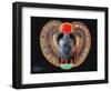 Scarab Pectoral, from the Tomb of Tutankhamun, in the Valley of the Kings at Thebes, c. 1361-52 BC-null-Framed Premium Giclee Print