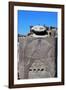 Scarab Surmounting a Relief of a Pharaoh Receiving Tribute, Temple of Karnak, Egypt-null-Framed Photographic Print