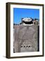 Scarab Surmounting a Relief of a Pharaoh Receiving Tribute, Temple of Karnak, Egypt-null-Framed Photographic Print