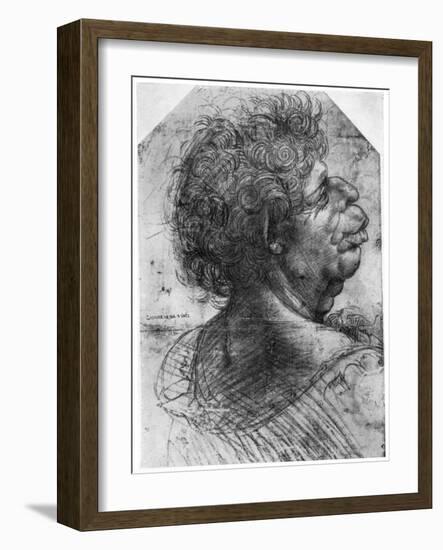 Scaramuccia, 1500-1505-Leonardo da Vinci-Framed Giclee Print