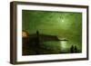 Scarborough by Moonlight from the Steps of the Grand Hotel-John Atkinson Grimshaw-Framed Giclee Print