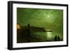 Scarborough by Moonlight from the Steps of the Grand Hotel-John Atkinson Grimshaw-Framed Giclee Print