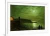 Scarborough by Moonlight from the Steps of the Grand Hotel-John Atkinson Grimshaw-Framed Premium Giclee Print