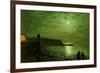 Scarborough by Moonlight from the Steps of the Grand Hotel-John Atkinson Grimshaw-Framed Premium Giclee Print