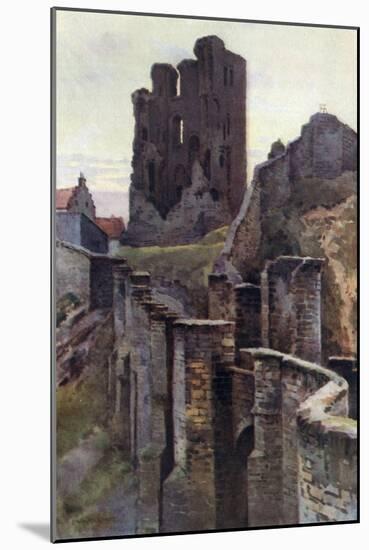 Scarborough Castle-Ernest W Haslehust-Mounted Art Print