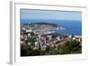 Scarborough from Olivers Mount, North Yorkshire, Yorkshire, England, United Kingdom, Europe-Mark Sunderland-Framed Photographic Print