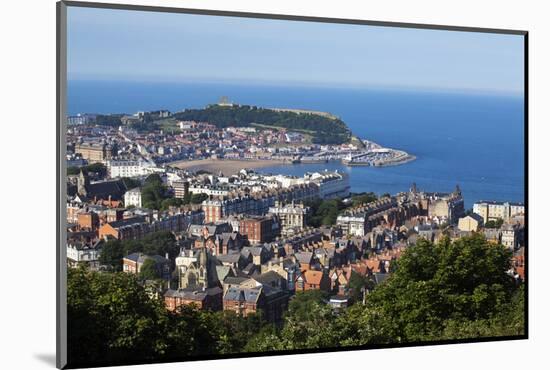 Scarborough from Olivers Mount, North Yorkshire, Yorkshire, England, United Kingdom, Europe-Mark Sunderland-Mounted Photographic Print