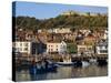 Scarborough, Harbour and Seaside Resort with Castle on the Hill, Yorkshire, England-Adina Tovy-Stretched Canvas