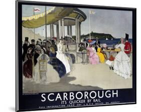 Scarborough, It's Quicker by Rail-null-Mounted Art Print