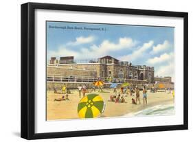 Scarborough State Beach, Narragansett, Rhode Island-null-Framed Art Print