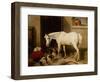 Scarbro, an Old Cover Hack-Edwin Landseer-Framed Giclee Print