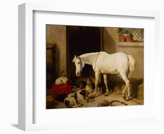 Scarbro, an Old Cover Hack-Edwin Landseer-Framed Giclee Print