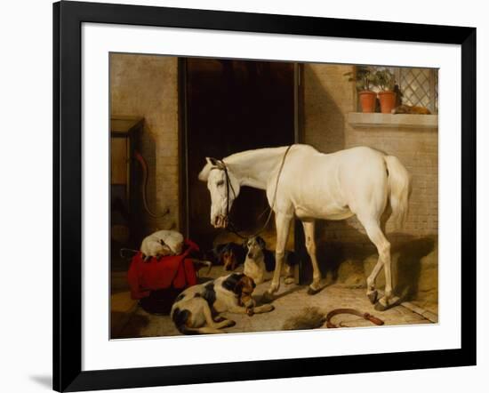 Scarbro, an Old Cover Hack-Edwin Landseer-Framed Giclee Print