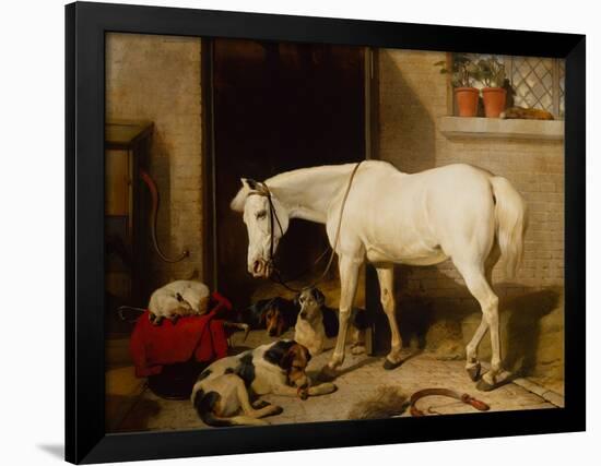 Scarbro, an Old Cover Hack-Edwin Landseer-Framed Giclee Print