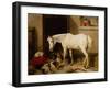 Scarbro, an Old Cover Hack-Edwin Landseer-Framed Giclee Print