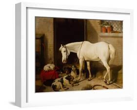 Scarbro, an Old Cover Hack-Edwin Landseer-Framed Giclee Print