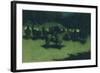 Scare in a Pack Train, 1908-Frederic Remington-Framed Premium Giclee Print