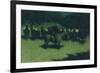 Scare in a Pack Train, 1908-Frederic Remington-Framed Giclee Print