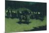 Scare in a Pack Train, 1908-Frederic Remington-Mounted Giclee Print