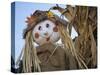 Scarecrow and Dead Corn Husks, Carnation, Washington, USA-Merrill Images-Stretched Canvas