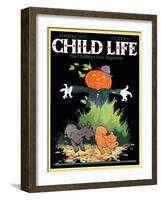 Scarecrow - Child Life, October 1931-Keith Ward-Framed Premium Giclee Print