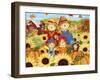 Scarecrow Family-MAKIKO-Framed Giclee Print