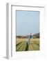 Scarecrow in Agriculture Field at Dutch Island Texel-Ivonnewierink-Framed Photographic Print