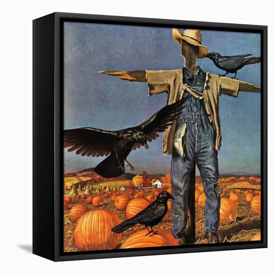 "Scarecrow," October 26, 1946-John Atherton-Framed Stretched Canvas