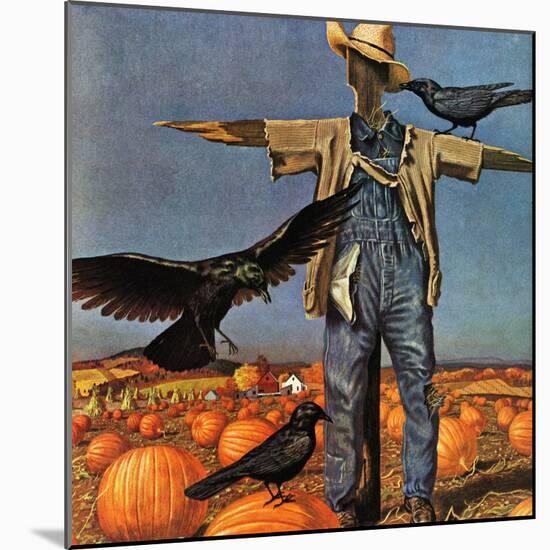 "Scarecrow," October 26, 1946-John Atherton-Mounted Premium Giclee Print