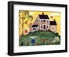 Scarecrow Pumpkin Sheep Cheryl Bartleypsd-Cheryl Bartley-Framed Giclee Print