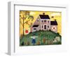 Scarecrow Pumpkin Sheep Cheryl Bartleypsd-Cheryl Bartley-Framed Giclee Print