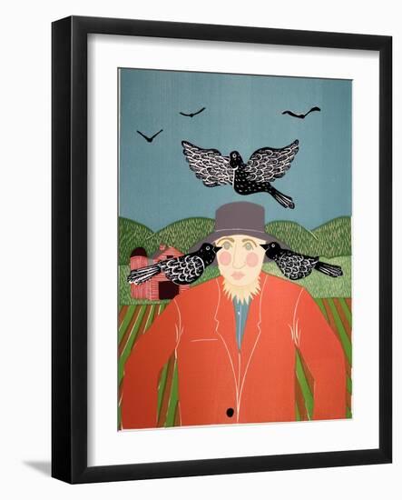 Scarecrow Top-Stephen Huneck-Framed Giclee Print