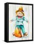 Scarecrow-Patricia Pinto-Framed Stretched Canvas