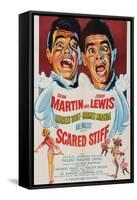 Scared Stiff, Dean Martin, Jerry Lewis, 1953-null-Framed Stretched Canvas