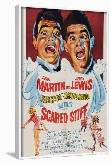 Scared Stiff, Dean Martin, Jerry Lewis, 1953-null-Framed Art Print