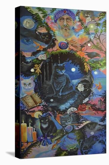 Scaredy Cat-Sue Clyne-Stretched Canvas
