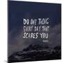 Scares You-Leah Flores-Mounted Premium Giclee Print