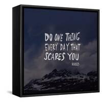 Scares You-Leah Flores-Framed Stretched Canvas