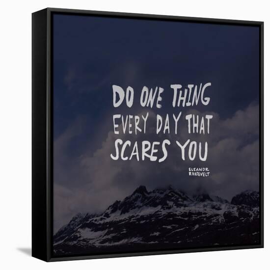 Scares You-Leah Flores-Framed Stretched Canvas