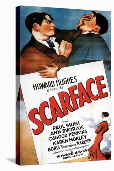 Scarface, 1932, Directed by Howard Hawks-null-Stretched Canvas